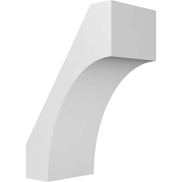 Ekena Millwork Westlake 5 in. x 12 in. x 8 in. Architectural Grade PVC Knee Brace