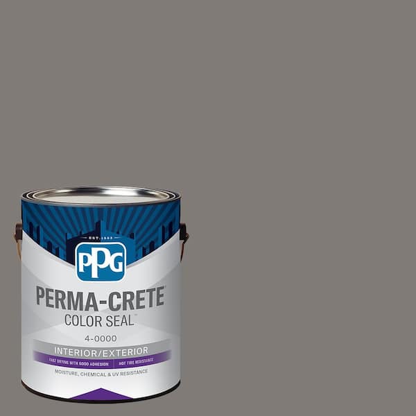 Perma-Crete Color Seal 1 gal. PPG1007-6 Cool Charcoal Satin Interior/Exterior Concrete Stain