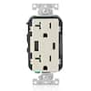 Leviton 20 Amp Type A and Type-C USB Charger/Tamper Resistant ...