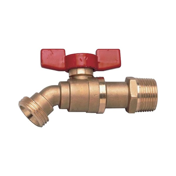 3/4" FIP Boiler/Water Heater Drain Valves Multi-Turn 10 LEAD-FREE Brass 