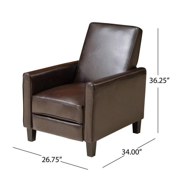 Club Chair Recliner 544, Leather Recliner Club Chair