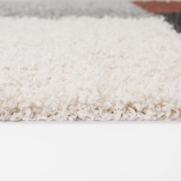 Daphne Brown/Blue/Rust 5 ft. x 7 ft. Area Rug