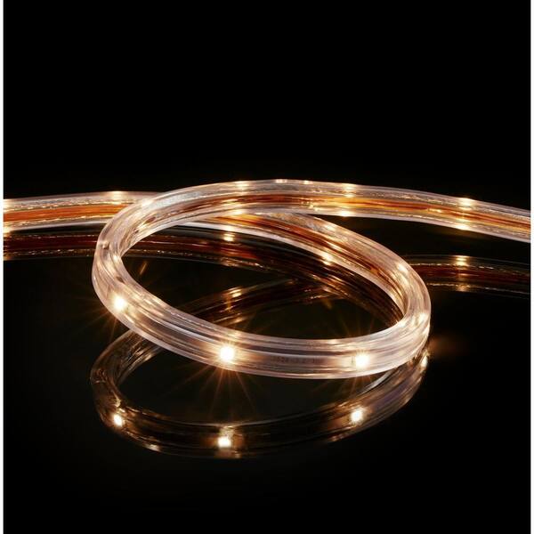 Meilo 16.4 ft. Warm White All Occasion Indoor Outdoor LED Ultra Bright Flexible Strip Light Decoration