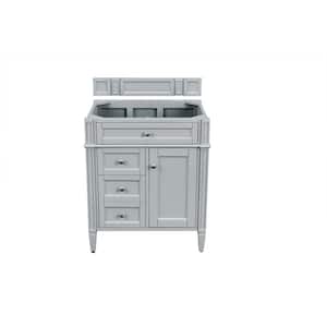 Brittany 28.8 in. W x 23 in. D x 32.8 in. H Single Bath Vanity Cabinet Without Top in Urban Gray