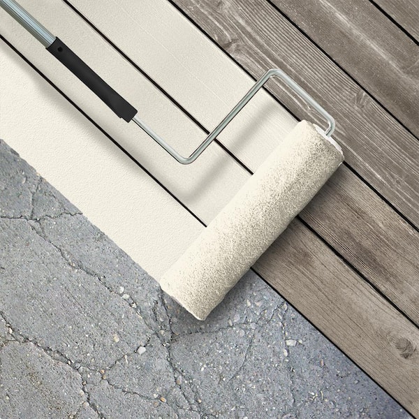 1 gal. #W-D-200 Pot of Cream Low-Lustre Enamel Interior/Exterior Porch and Patio Floor Paint