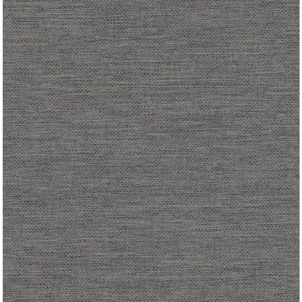 CASA MIA Texture Effect Charcoal Paper Non - Pasted Strippable Wallpaper  Roll Cover 56.05 sq. ft. WF20710 - The Home Depot