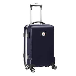 NFL Pittsburgh Steelers Navy 21 in. Carry-On Hardcase Spinner Suitcase