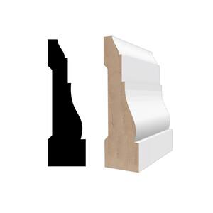 Alexandria Moulding WM 327 11/16 in. x 2-1/4 in. x 84 in. Primed Finger ...