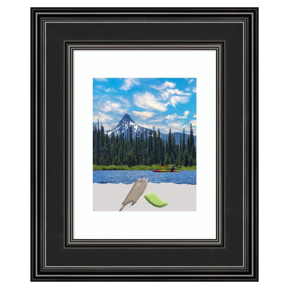 Ridge Black 17x20 Classic Plastic Wall Picture Frame