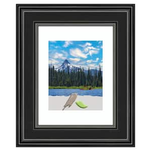 Ridge Black Picture Frame Opening Size 11 x 14 in. Matted To 8 x 10 in.