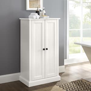 Seaside White Accent Cabinet