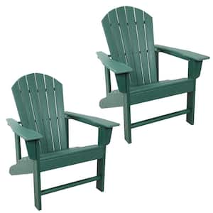 Raised Adirondack Chair - Set of 2 - Green