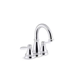 Bellera 4 in. Centerset Double-Handle Bathroom Faucet in Polished Chrome
