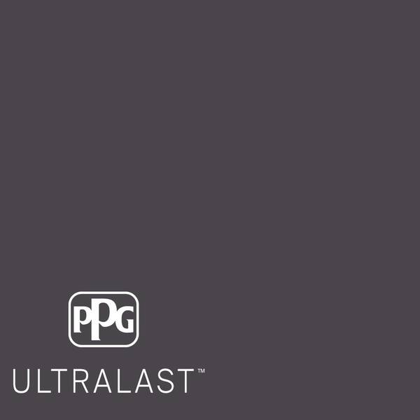 PPG UltraLast 1 qt. #PPG1003-7 Blackhearth Matte Interior Paint and Primer