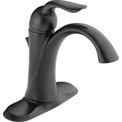 Delta Lahara 8 in. Widespread 2-Handle Bathroom Faucet with Metal Drain ...