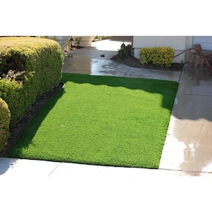 Jade 7.5 ft. Wide x Cut to Length Green Artificial Grass Carpet