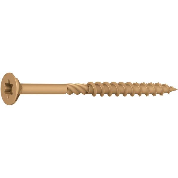 Everbilt #8 x 1-1/4 in. Star Drive Flat Head Wood Screw (5 lbs.-Pack)