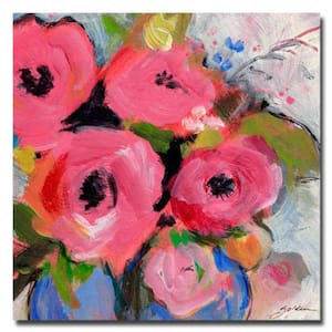 24 in. x 24 in. Bouquet in Pink Canvas Art