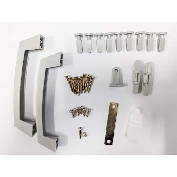 Everbilt Accordion Door Jupiter Platinum Oak 36 in. x 80 in. JUP