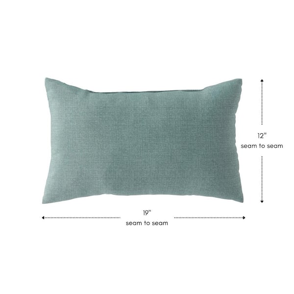 Sea Coral 19 x 12 in. Outdoor Rectangle Accent Pillow, Set of 2 Sea Coral 19 x 12 in. Outdoor Rectangle Accent Pillow, Set of 2