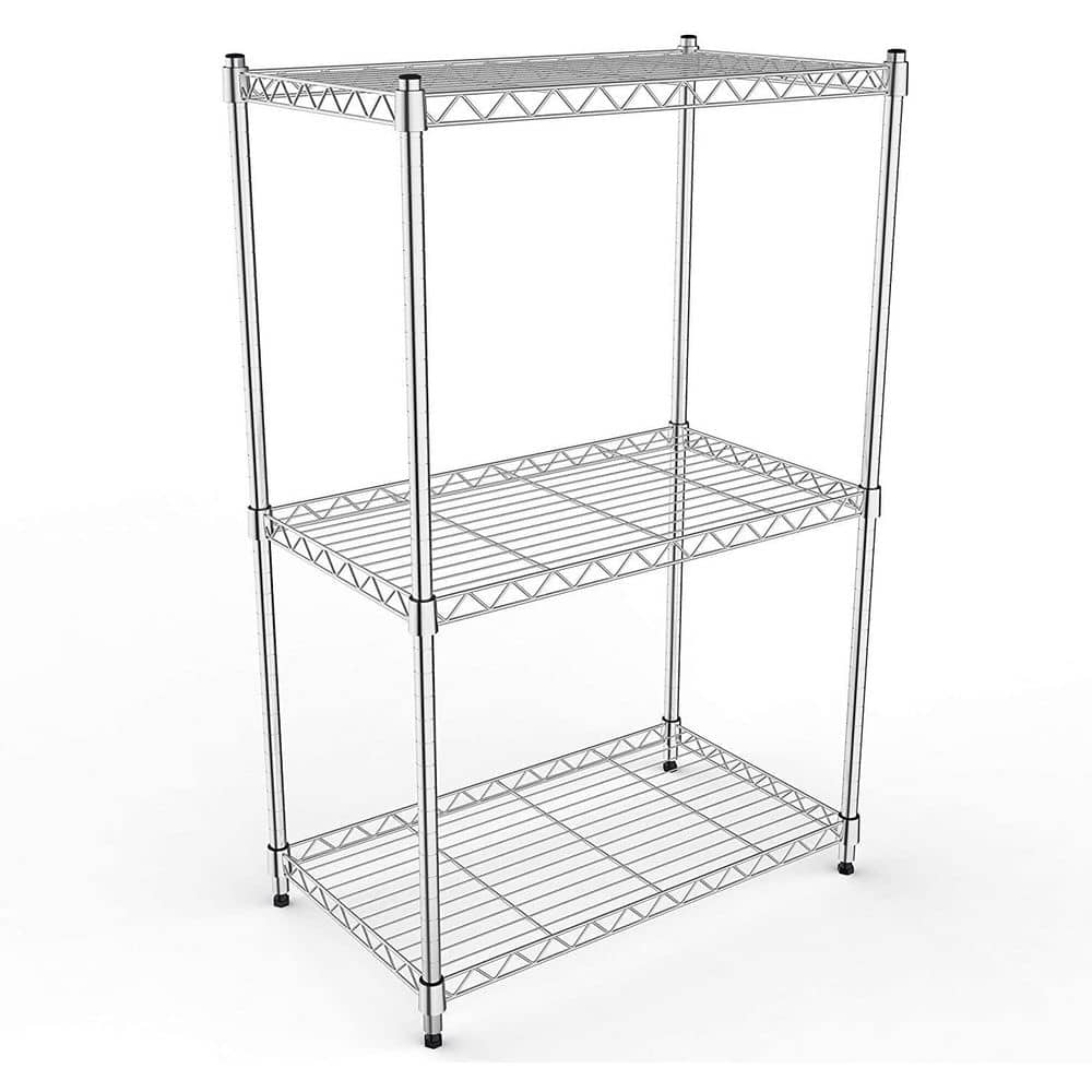 Stratford Galvanized Metal 3-Tier Storage Shelf