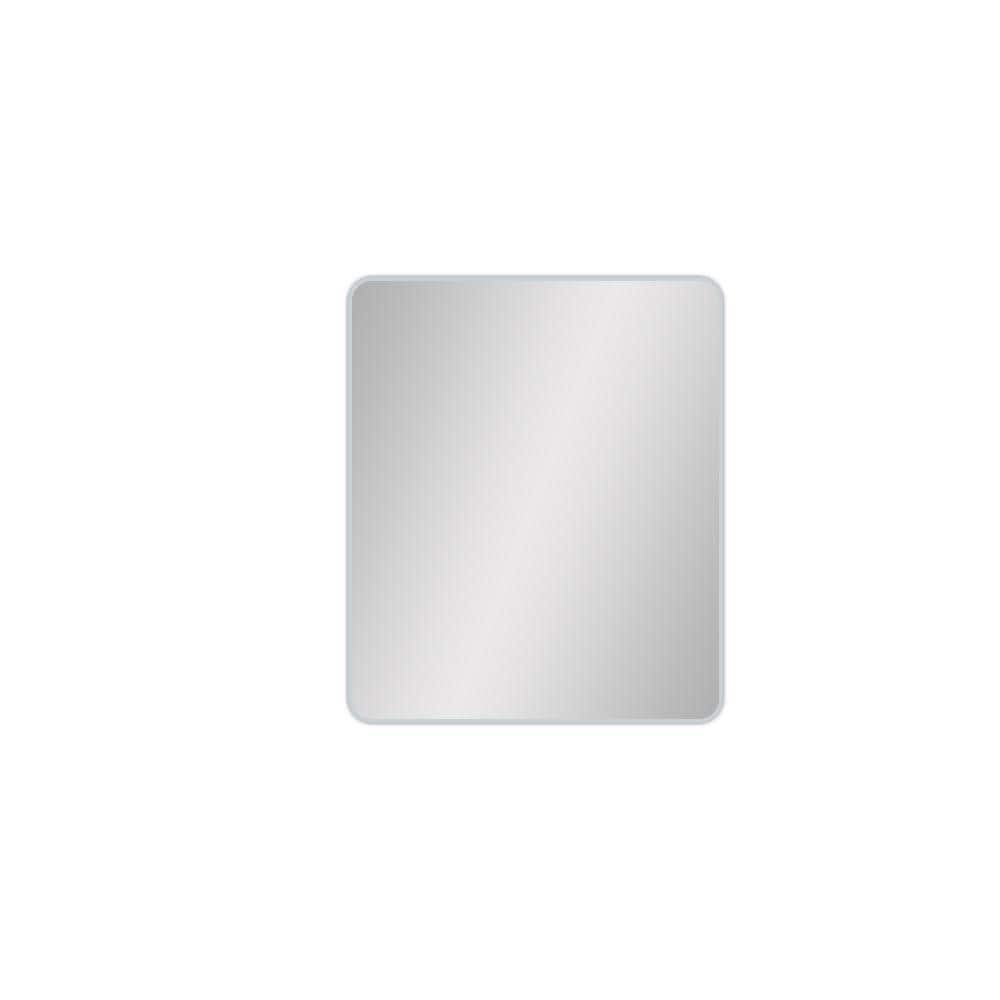 Gray 24 in. W x 36 in. H Rectangle Metal Framed Mirror Modern Design Wall D