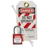 Brady Compact Safety Padlock Kit - Red 123143