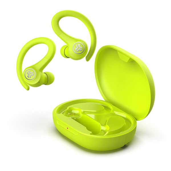 Go Air Sport Wireless Bluetooth Noise Canceling Earbuds in Neon Yellow