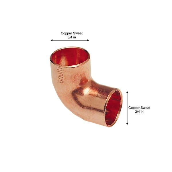 Lot Of 25 3/4” Copper Cap Sweat End Copper Pipe Fitting 