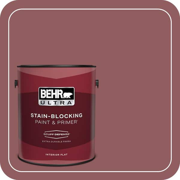 BEHR ULTRA 1 gal. #S130-6 Spiced Potpourri Extra Durable Flat Interior Paint & Primer