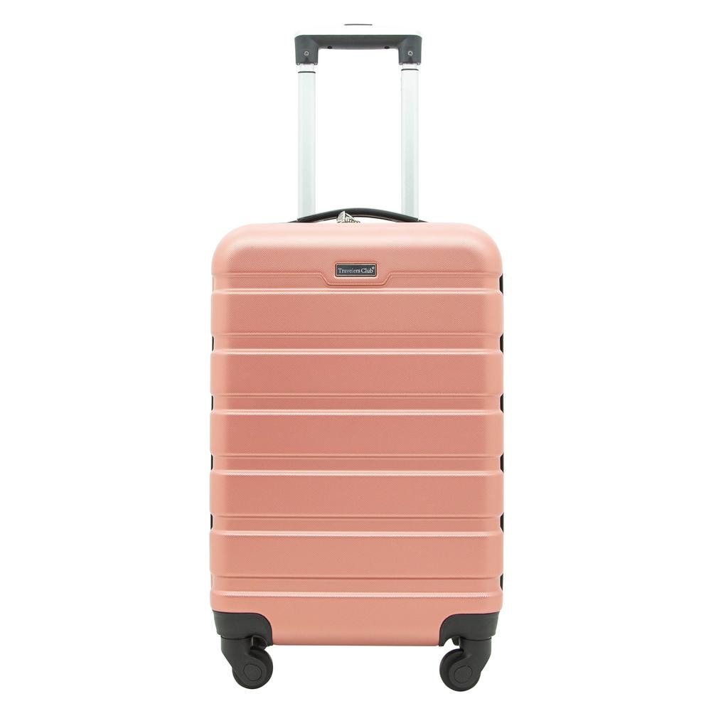 Ful Atomic 20 in. Pink Expandable Spinner Rolling Luggage Suitcase