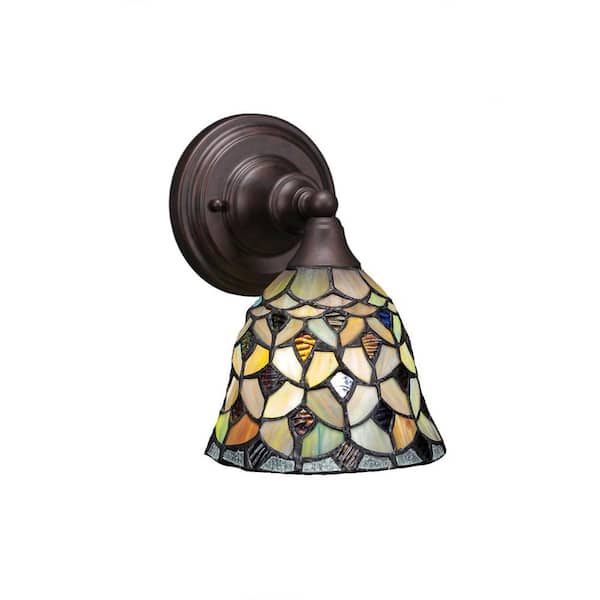 Unbranded Fulton 1-Light Bronze Wall Sconce