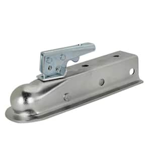 Zinc Trigger-Style Trailer Coupler - 2 in. Ball, 2 in. Channel - 3,500 lbs.