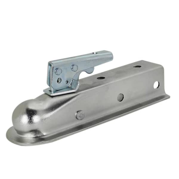 Quick Products Zinc Trigger-Style Trailer Coupler - 2 in. Ball, 2 in. Channel - 3,500 lbs.