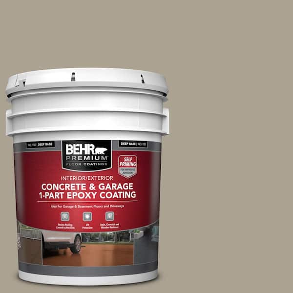 5 gal. #PFC-37 Putty Beige Self-Priming 1-Part Epoxy Satin Interior/Exterior Concrete and Garage Floor Paint