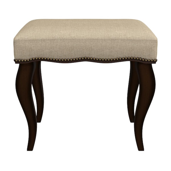 Hillsdale Furniture Burnished Oak Hamilton Backless Vanity Stool