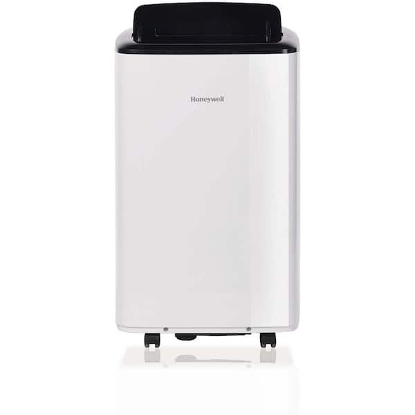Honeywell 8,000 BTU Portable Air Conditioner with Dehumidifier in Black and White