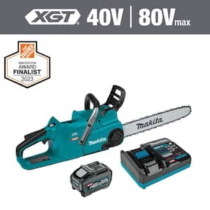 XGT 18 in. 40V max Brushless Electric Cordless Battery Chainsaw Kit (5.0Ah)