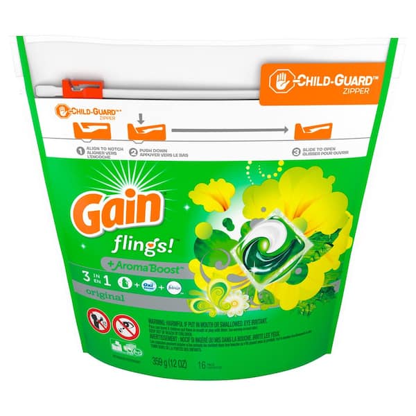 Gain Ultra Flings Original HE Laundry Detergent (48-Count) in the