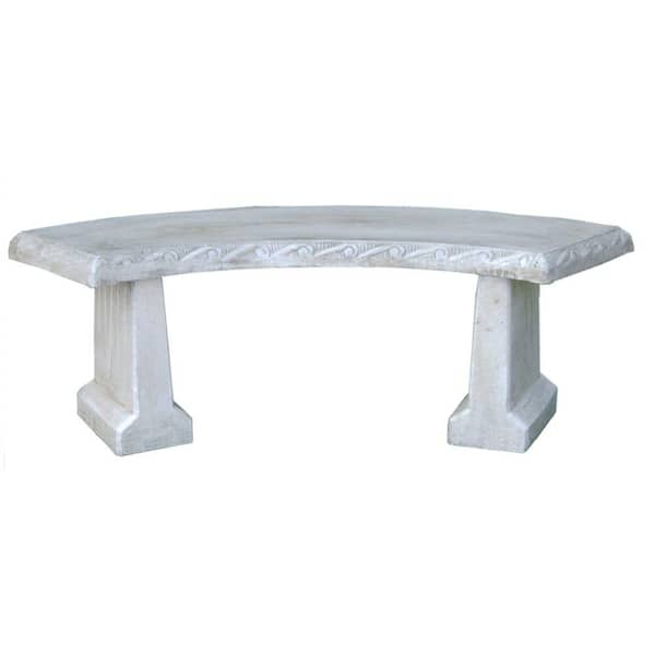 Athens Stonecasting Genteel Estate Bench 01912213BU The Home Depot