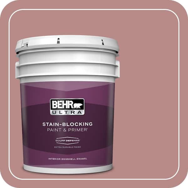 BEHR ULTRA 5 gal. #150F-4 Victorian Mauve Extra Durable Eggshell Enamel Interior Paint & Primer