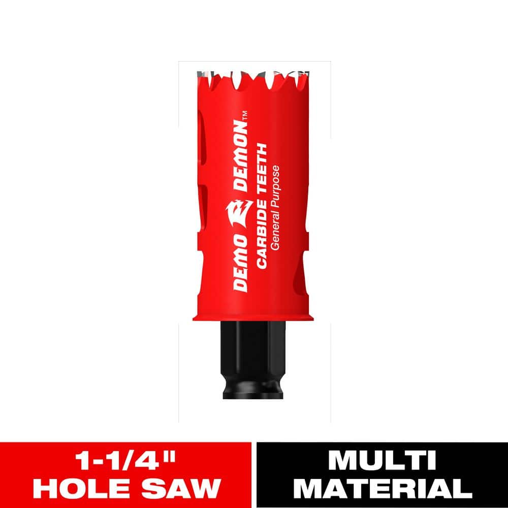 Kuwahara Diablo S1 142×12 32h HG DIABLO 1-1/4 in. Carbide Hole Saw with 2-3/8 in. Cutting Depth