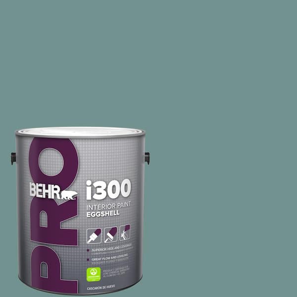 BEHR PRO 1 gal. #ECC-60-3 Pool Tide Eggshell Interior Paint