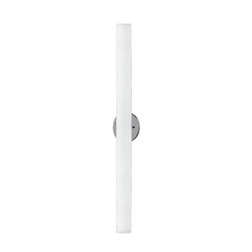 Sleek Brushed Nickel LED Sconce with Dimmable White Opal Glass