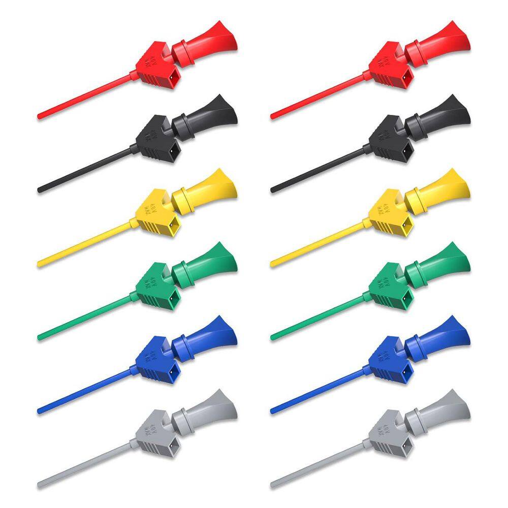 12-Piece SMD IC Test Hook Clip Set for Logic Analyzer Electronic Testing Multi-Color Precision Tools price history on PriceWatchPro