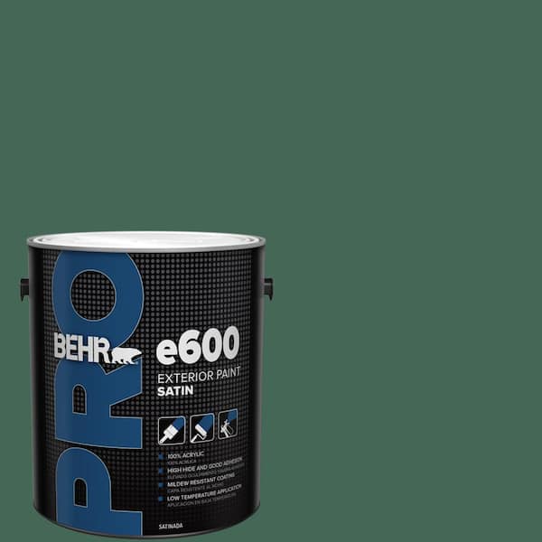 BEHR PRO 1 gal. #M420-7 Billiard Green Satin Exterior Paint