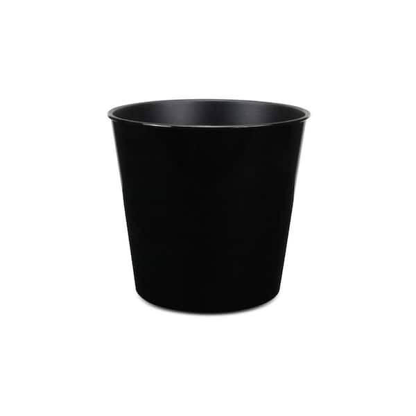 10.5 in. x 10 in. BlackIndoor/Outdoor Plastic Decorative Pots