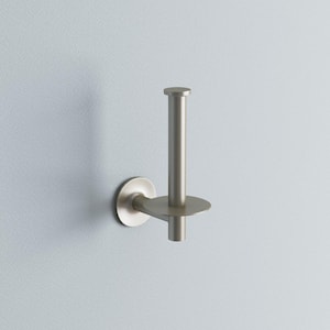 Purist Wall Mounted Toilet Paper Holder in Vibrant Brushed Bronze