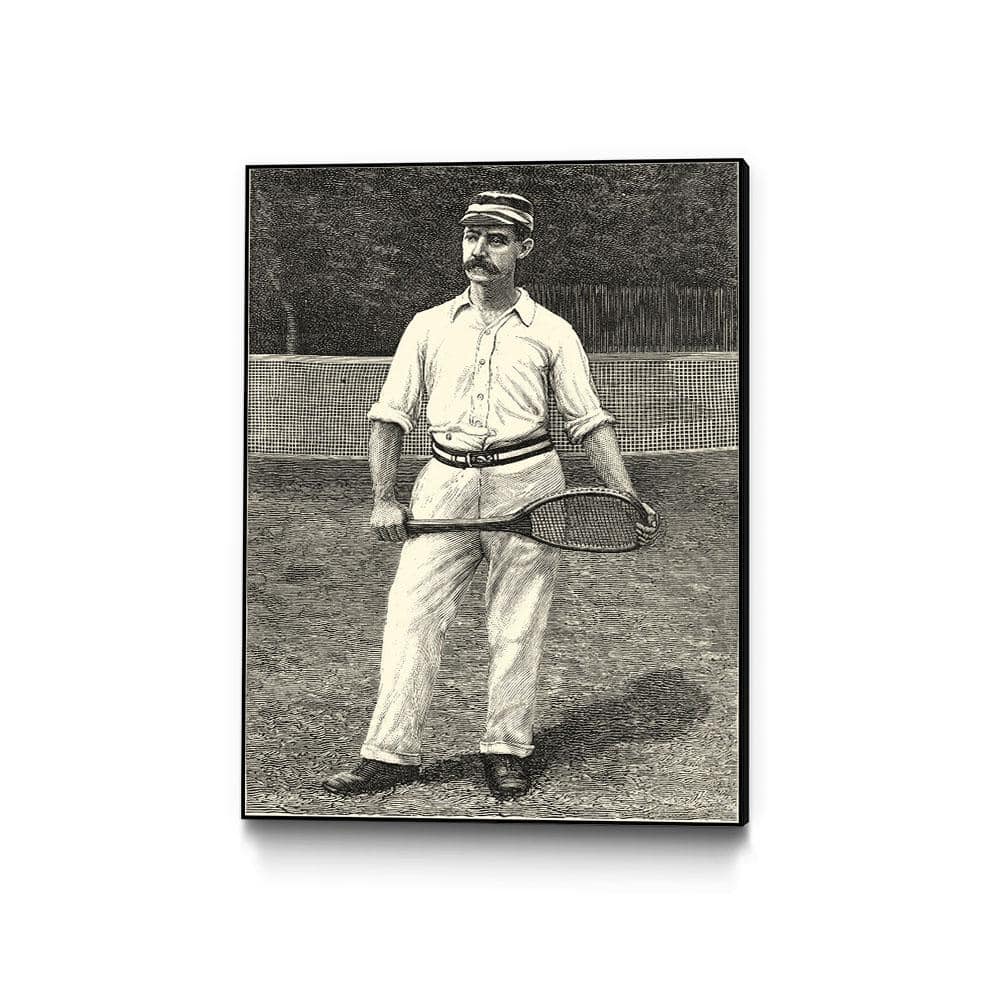 30 in. x 40 in. Harpers Weekly Tennis II by Unknown Framed Wall Art