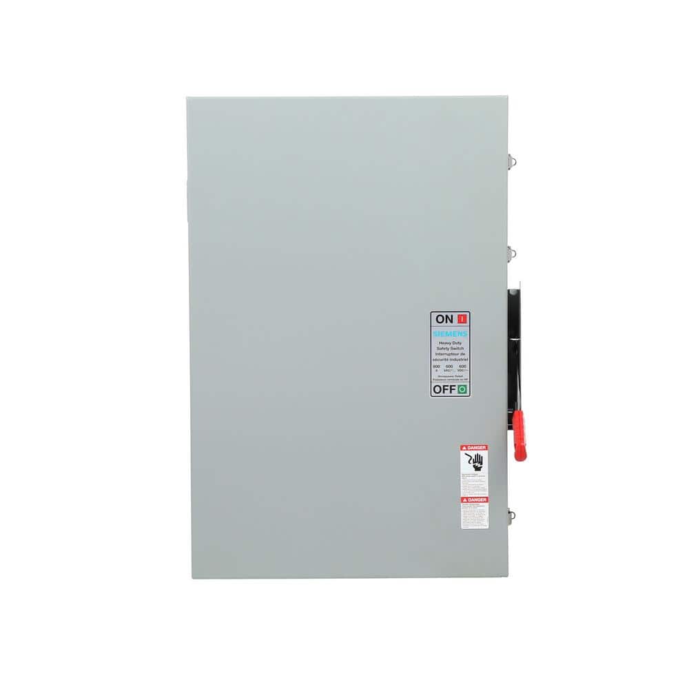 Heavy Duty 600 Amp 600-Volt 3-Pole Type 12 Non-Fusible Safety Switch price history on PriceWatchPro